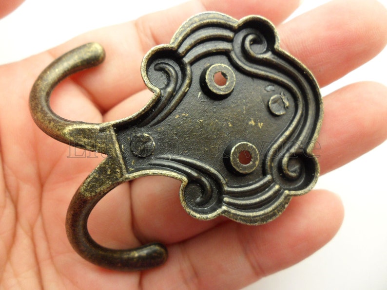 2pcs 54mm X 52mm Antique Style Furniture Hardware Hook With Etsy
