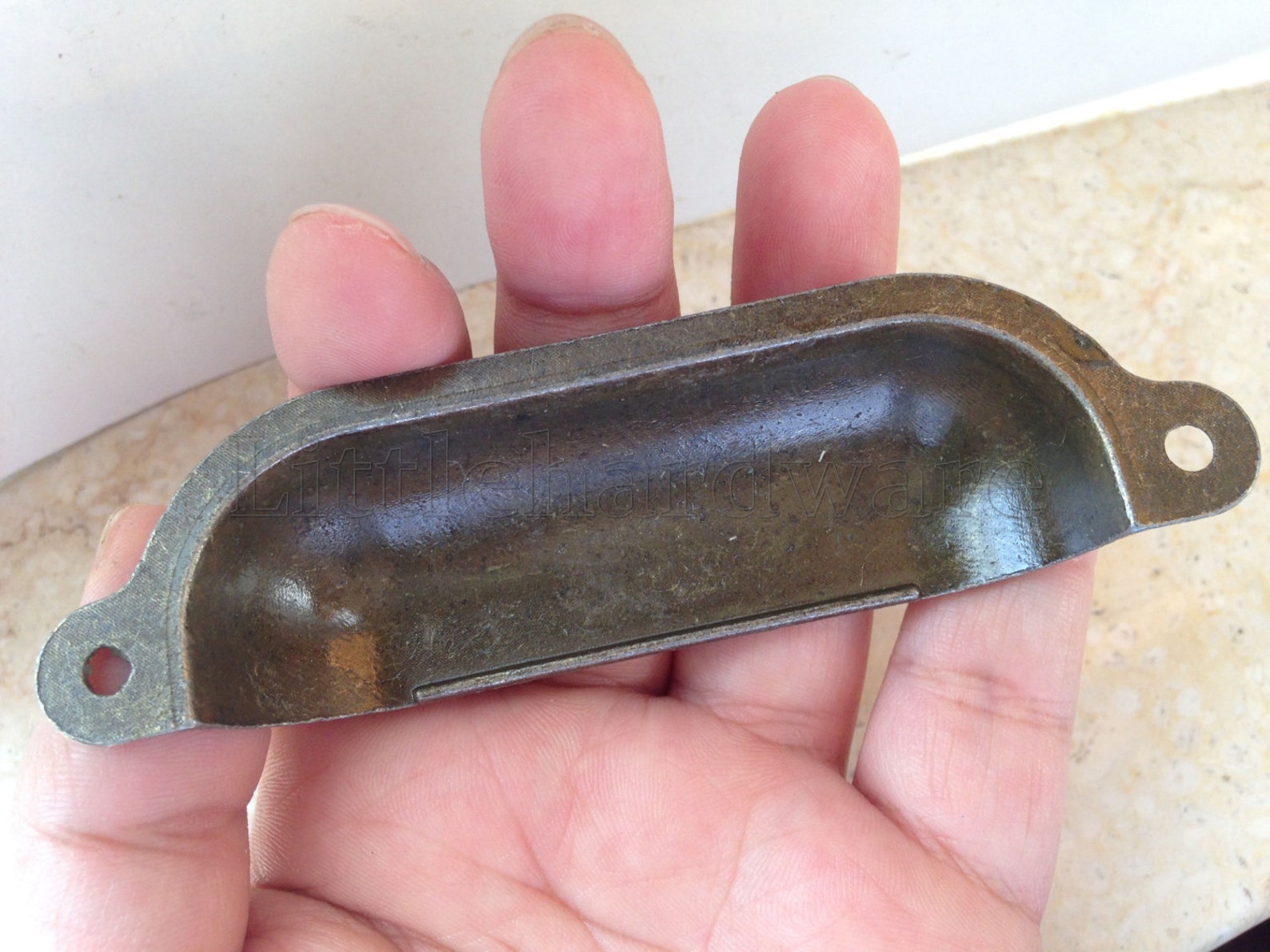 High Quality antique brass color thick metal Cup Pulls drawer Etsy