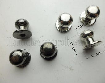 10 Pcs 12mmX11mm round head mini knobs-DP0344