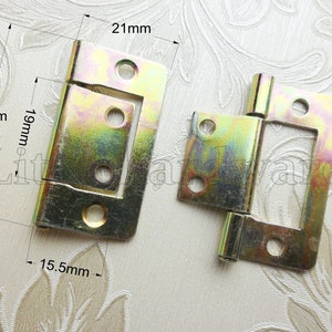 2 pcs colorful small No Mortise Hinge/butt hinges/parliament hinges/Piano Hinges/jewelry box hinges decorative hinges VH0091