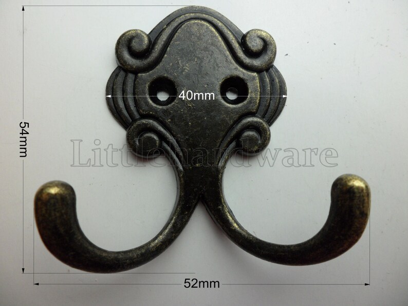 2pcs 54mm X 52mm Antique Style Furniture Hardware Hook With Etsy