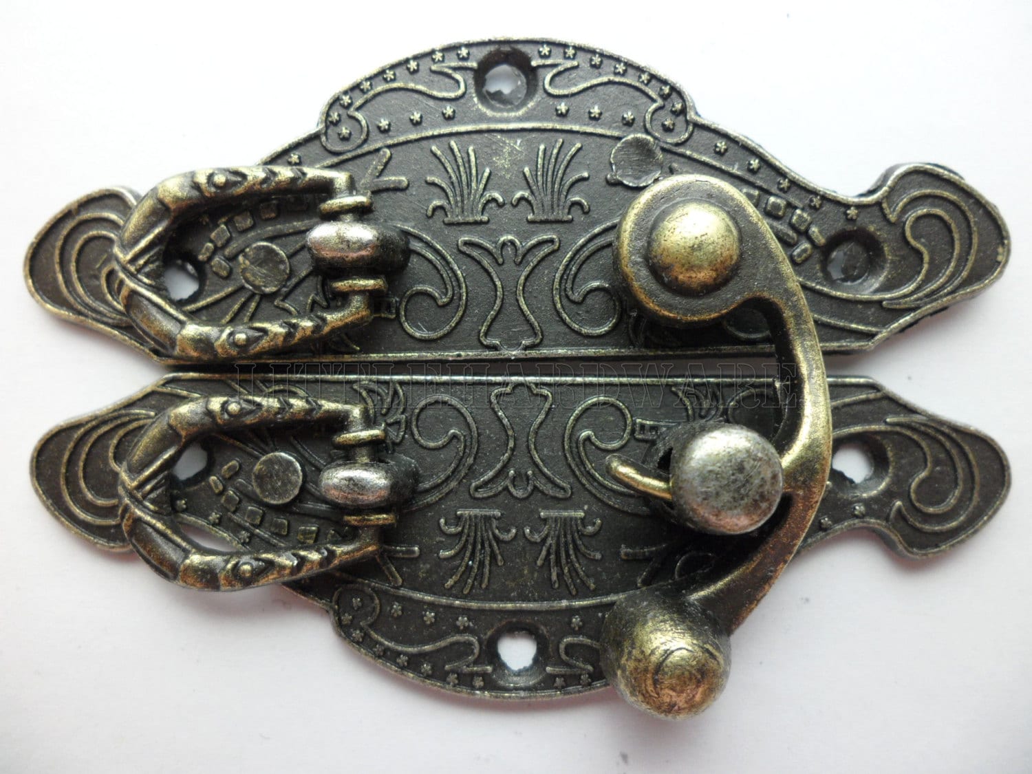 59mm X 39mm Vintage Jewelry Box Staple Hasp Catch / Jewelry Etsy