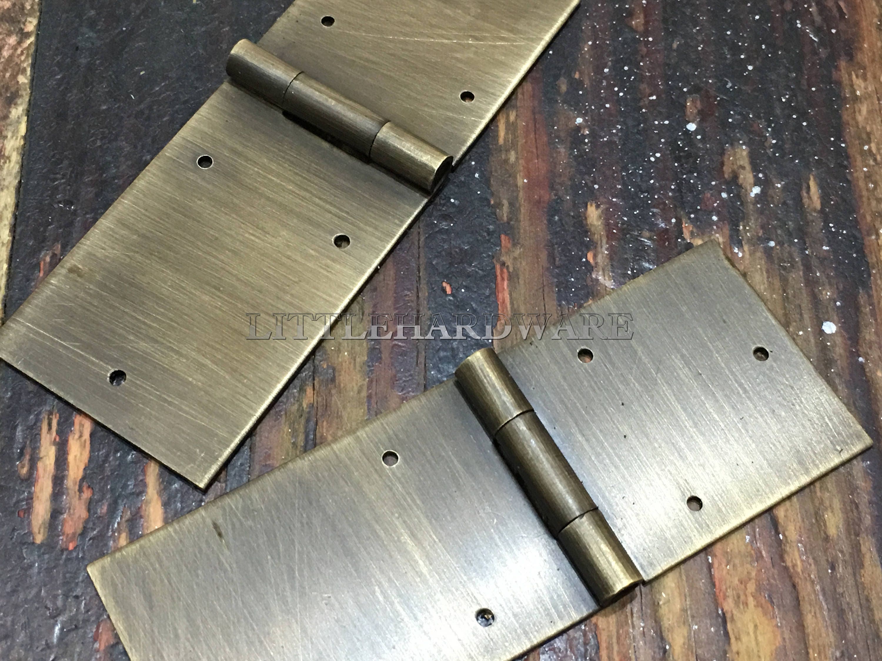 2 PC's messing gemaakt 93mmX35mm 180 graden metalen scharnieren rechthoek scharnieren sieraden doos scharnieren decoratieve scharnieren vakje scharnieren