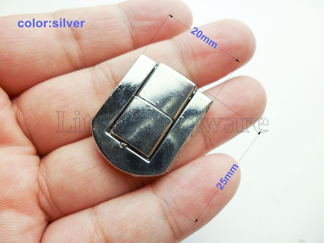 High Quality 25mm X 20mm Silver Color Box Latch,small Box Hardware