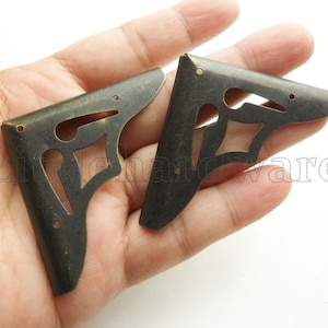 8Pcs 42mmx42mm bronze color Jewelry Box Corner, Decoration Corner Protection, Decorative Corner Bracket #CB0126