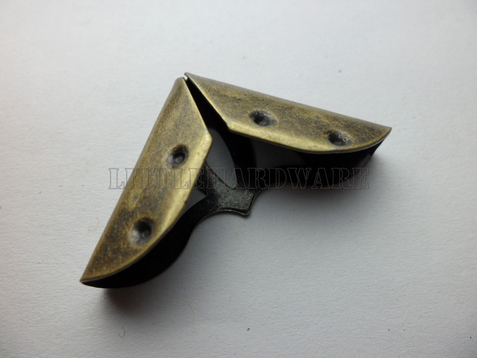 12 Vintage Antique Brass Color Metal Book Corners for Etsy UK