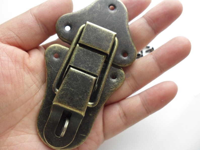 52mmx95mm lock latch small box hardware jewelry box latch gift Etsy