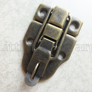 Vintage style Large Duckbilled Latch 40mm x 56mm box latch,box hasp, box hardware, lock latch, box latches box catches #LC0007