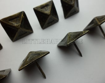 20 Pcs 19mmX19mm (13/16"X13/16") bronze color Upholstery Decorative Nails/tacks