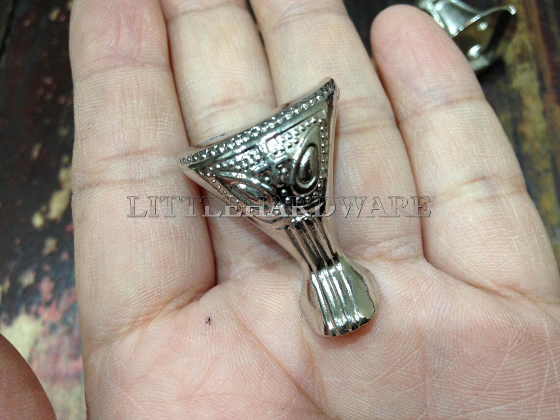 4pcs Silver Color wine Glass Metal Decorative Box Etsy