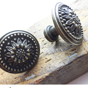 2 pcs diameter 30mm furniture knobs handle/cabinet knobs-DP0264