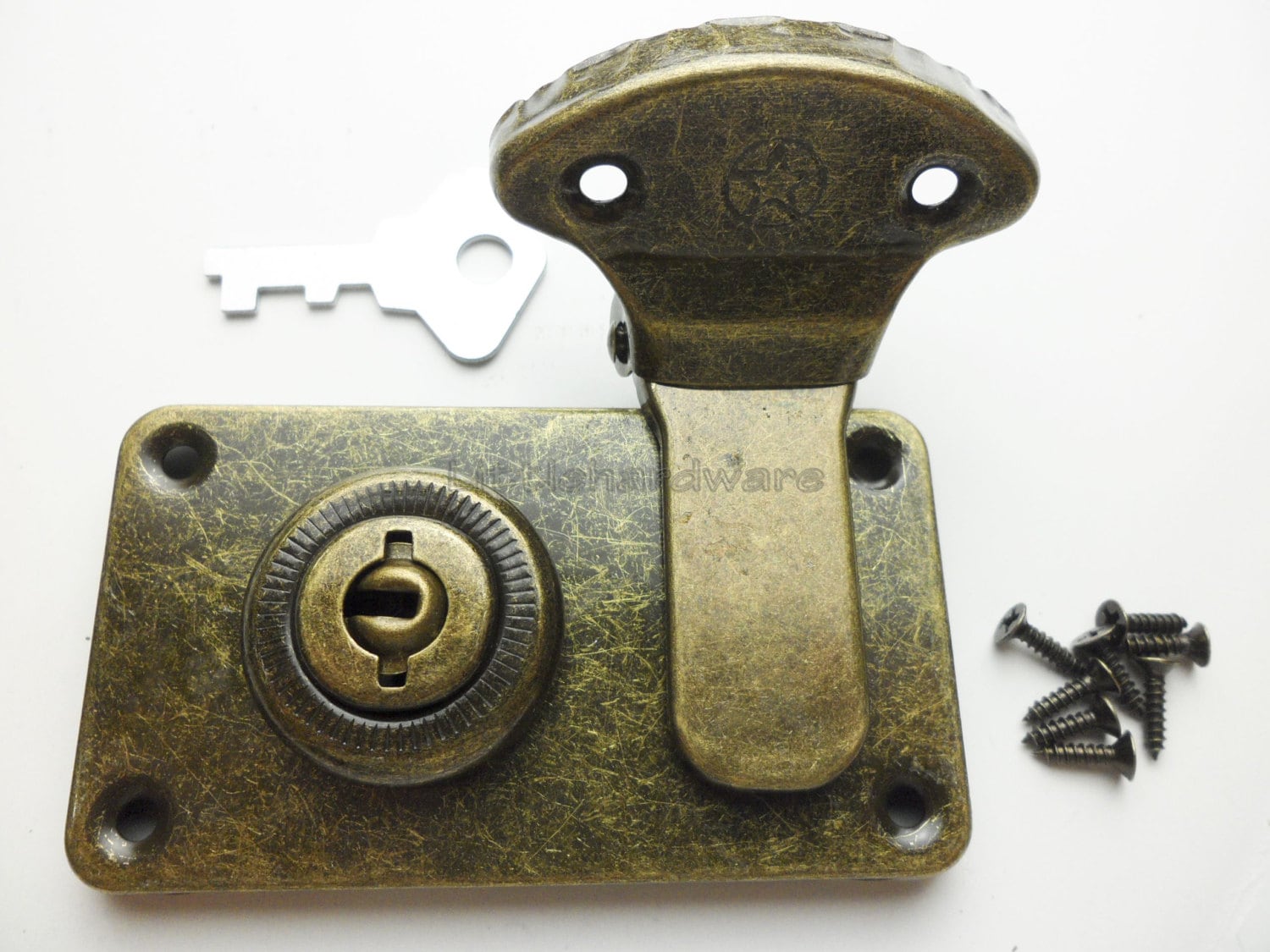 73mmx41mm Antique Brass Lock Latch Small Box Hardware Jewelry Etsy UK
