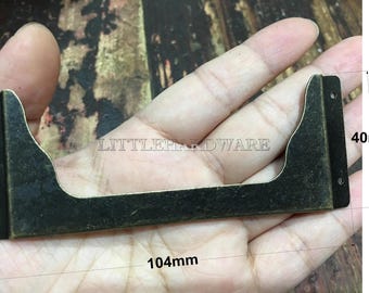 2 pcs 104mmx40mm bronze color card holders/label holders/Label Frames/name holders/table card holder/name card holder