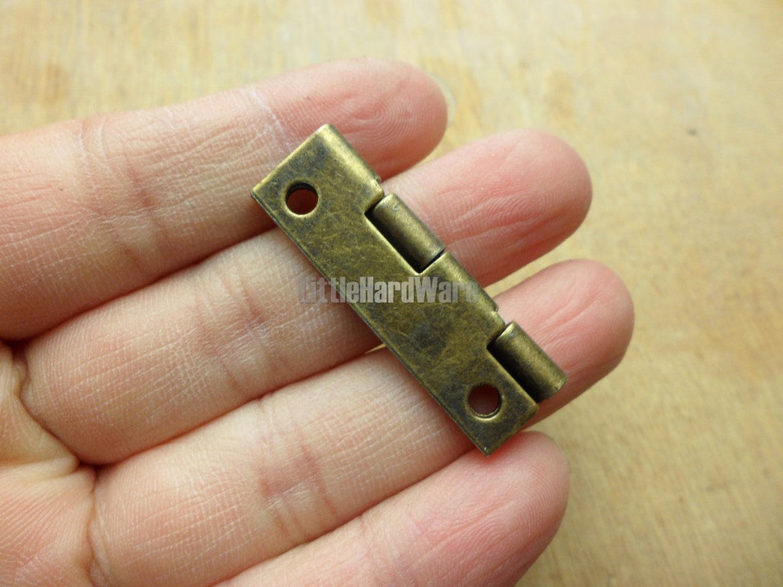 10 Pcs rectangle 90 degree stop hinges/metal hinges/parliament Etsy