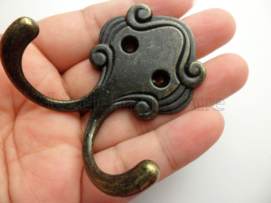 2pcs 54mm X 52mm Antique Style Furniture Hardware Hook With Etsy