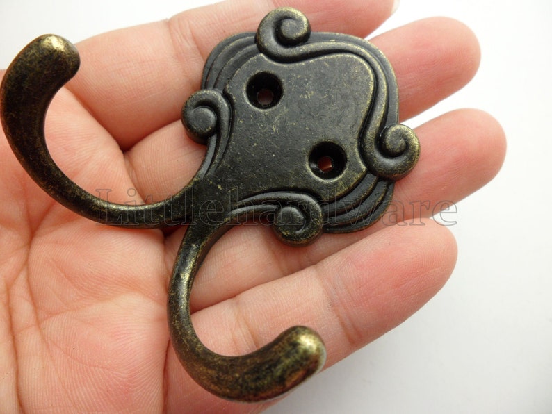 2pcs 54mm X 52mm Antique Style Furniture Hardware Hook With Etsy