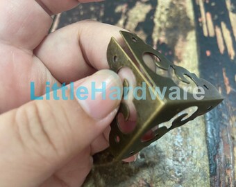 4PCS 30mm x 30mm bronze color Jewelry Box Corner Decoration Corner Protection