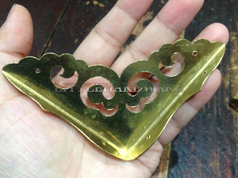 A Pair of High Quality Brass Made Big Size 80mmx80mmx15mm Etsy