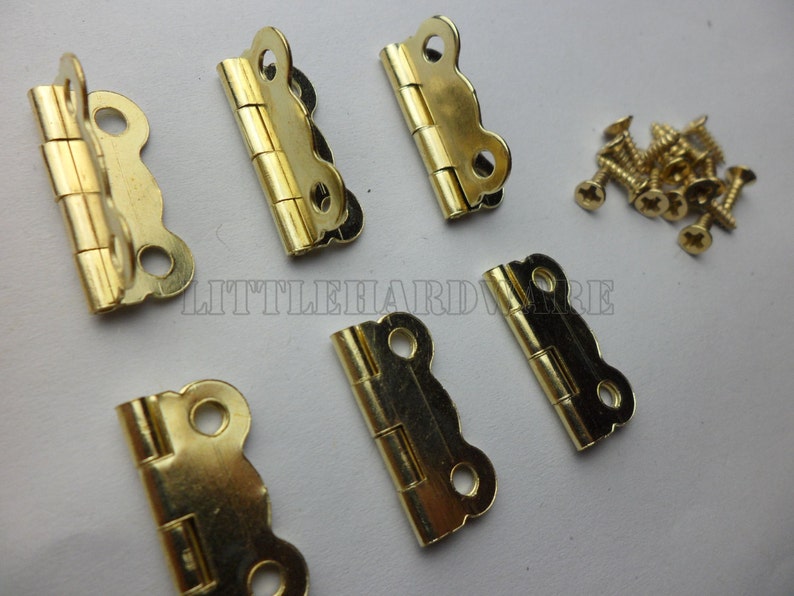 20 Pcs 20mmx16mm Golden Hinges Parliament Hinges Jewelry Box Etsy