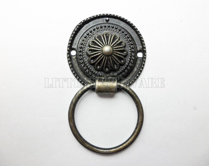 High Quality Chrysanthemum Vintage Drawer Pulls Ring Pulls /