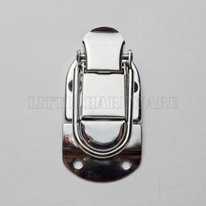 1 pcs Snap Catch , small box hardware , lock latch , box latches , box catches - 34mm x 65mm - nickel Finished -  LC0005