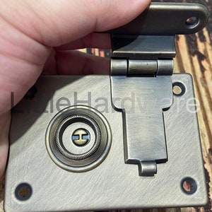 1 pcs bronze color lock latch small box hardware jewelry box latch gift box latch chest hardware wooden box making