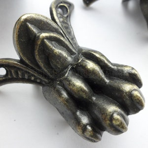 4pcs 43mmX34mm bronze color metal box Feet/ box protection/box decorative-BF0034