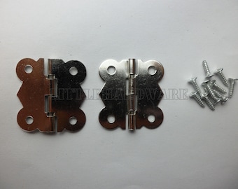 10 pcs 30mmX25mm silver color hinges, parliament hinges, jewelry box hinges, decorative hinges VH0029