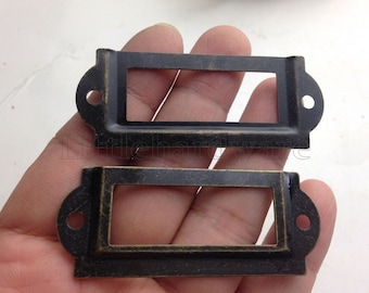 20 Stück 60 mm x 23,5 mm 4 Farben Kartenhalter/Etikettenhalter/Etikettenrahmen/Tischkartenhalter/Namenskartenhalter/Hochzeitskartenhalter