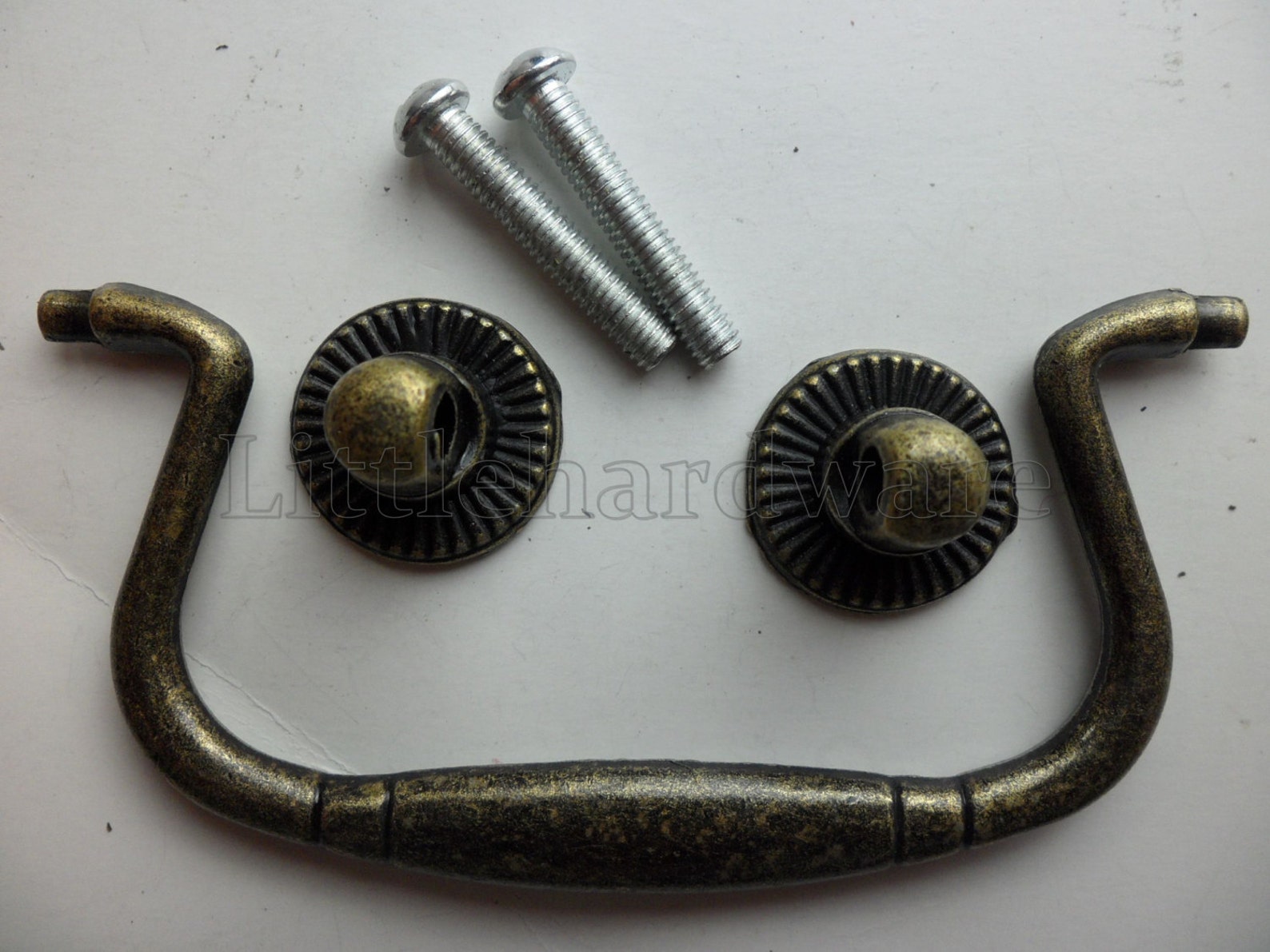 Antique Bronze Rustic Drawer Pulls/classic Drop Pulls/dresser Etsy