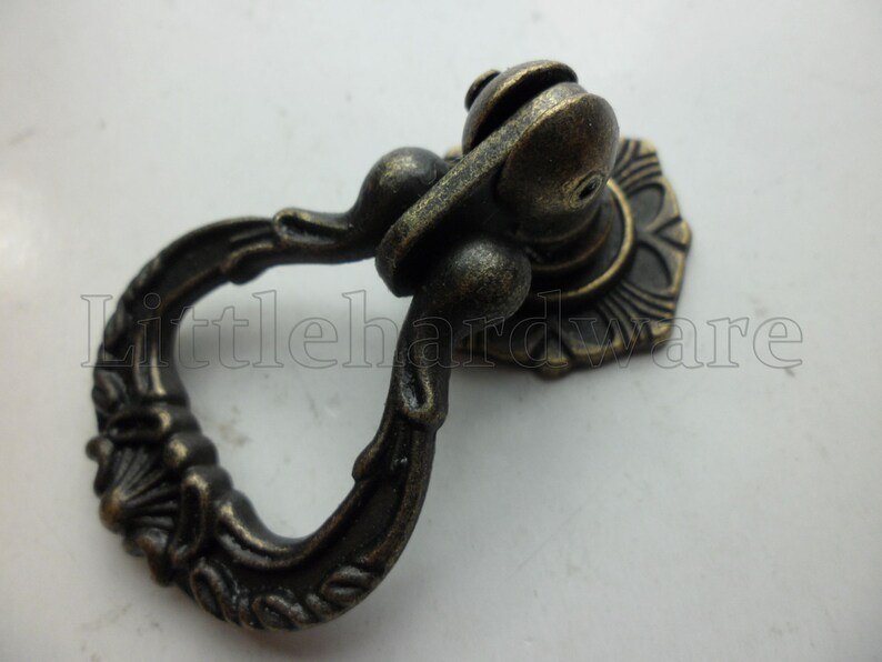 High Quality antique brass drawer pulls / Ring Pulls / Etsy