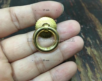 4 pcs brass made ring pulls/drawer pulls ring pulls/cabinet knob pull handles/furniture knobs handle DP0498