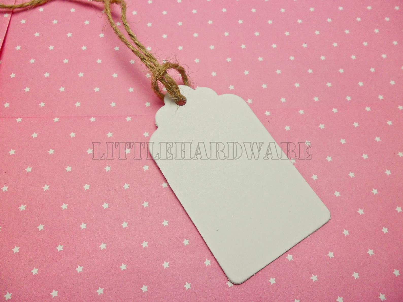 100 Pieces 70mmx40mm Rectangle Blank Printable Tags for Etsy