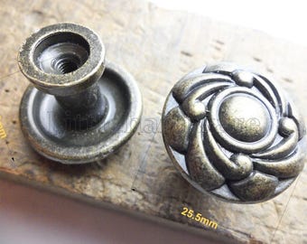 2 pcs diameter 25.5mm furniture knobs handle/cabinet knobs-DP0267