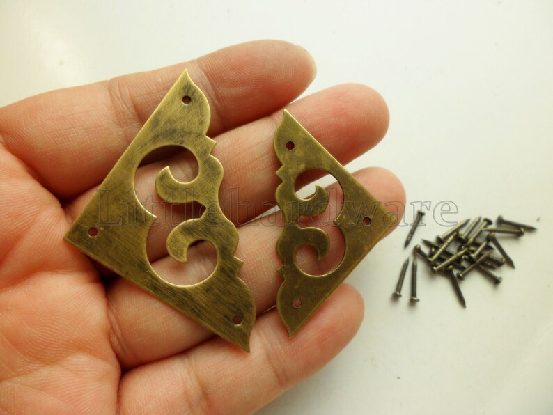 4pcs 30mm/38mm High Quality Brass Made Jewelry Box Corner / Etsy