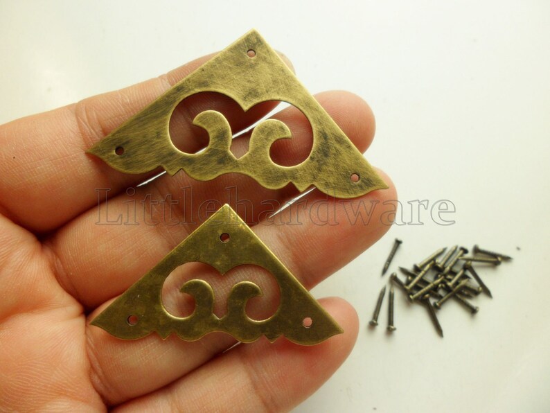 4pcs 30mm/38mm High Quality Brass Made Jewelry Box Corner / Etsy