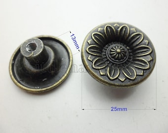 4 Pcs Cabinet Knobs/knobs pulls/Cabinet Knob Pull Handles/Furniture Knobs Handle-Diameter 25mm- DP0258