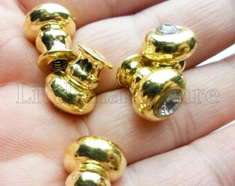 4 pcs golden color box knobs/furniture knobs DP0297