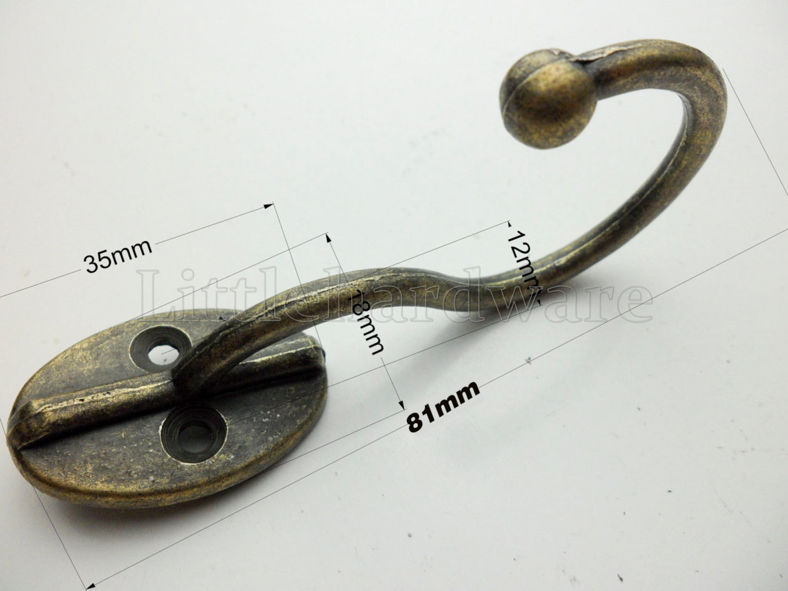 81mm X 18mm Antique Style Furniture Hardware Hook With Enough Etsy
