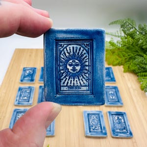 Mini Ceramic Tarot Card: Major Arcana