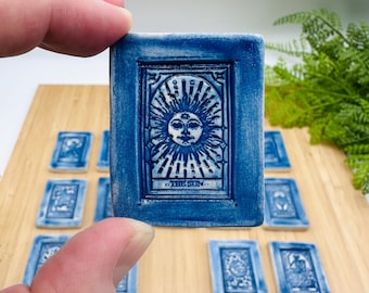 Mini Ceramic Tarot Card: Major Arcana