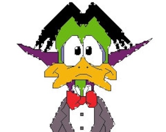 Graf Duckula Retro Kreuzstich-Muster