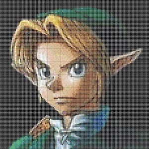 Zelda Link Cross Stitch Pattern