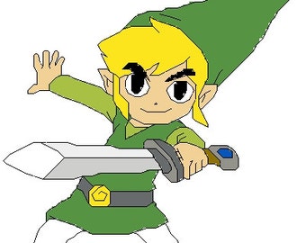 Zelda Link Kreuzstich-Muster