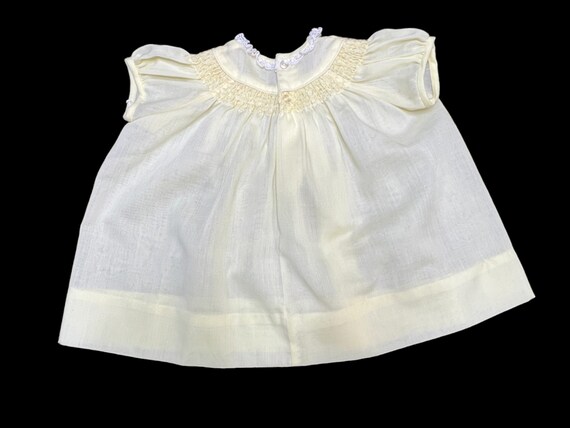 Vintage baby dress. Yellow baby dress. Easter bab… - image 4