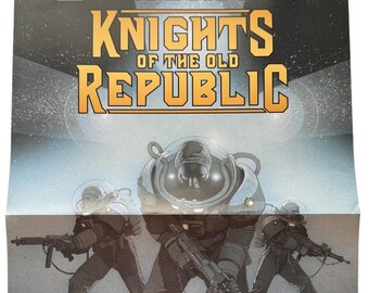 Star Wars Double Sided Poster 17 x 11 Knights of the old Republic and Rebellion 2006