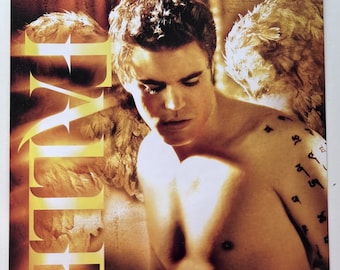 Paul Wesley's FALLEN, ABC Family Movie "A Prophecy. A Destiny" Print ad and Tattoo 2006