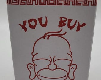 Kidrobot The Simpsons Collectible Art 3" Gold Homer Buddha Loot Crate Exclusive 2015