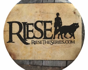 Riese The Series Comic Con button Pin 2009