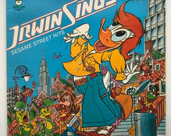 Irwin Sings Sesame Street Hits 1980 Vinyl LP
